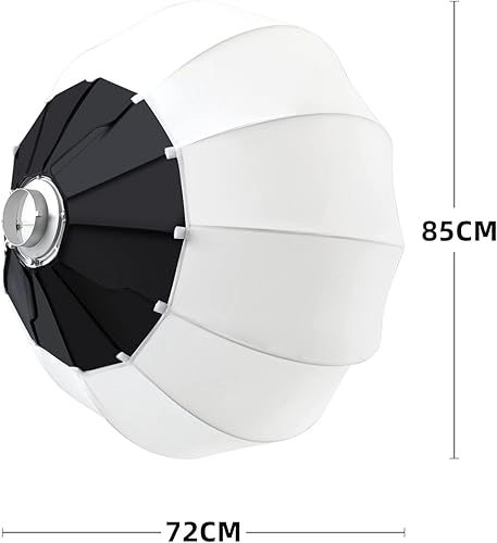 Miniatura 9 de Godox CS-85D Linterna Softbox 33.5 pulgadas/33.5 in Softbox de ajuste rápido Modificador de luz suave con falda y bolsa de transporte Caja suave de