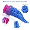 Shkanla Tentakel Monster 22cm Dildo, Realistischer Dildo mit Saugnäpfen, Alien Dragon Fantasy Tier Animal Silikon Dick Dildo, Großes Buttplug Analdildos Dildoschwanz Sexspielzeug für Frauen Männer #2