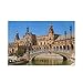 Rompecabezas de 1000 piezas para adultos, puente paisajístico de la Plaza de Espa?A Sevilla España Cartón Grown Ups Puzzle
