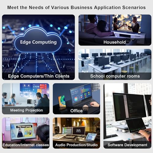 Image of 6 Port Firewall Micro Appliance, Fanless Firewall Mini PC Intel N150 Quad Core, DDR5 RAM, VPN, Router PC, AES-NI, 6 Intel 2.5GbE I226-V LAN, Barebone