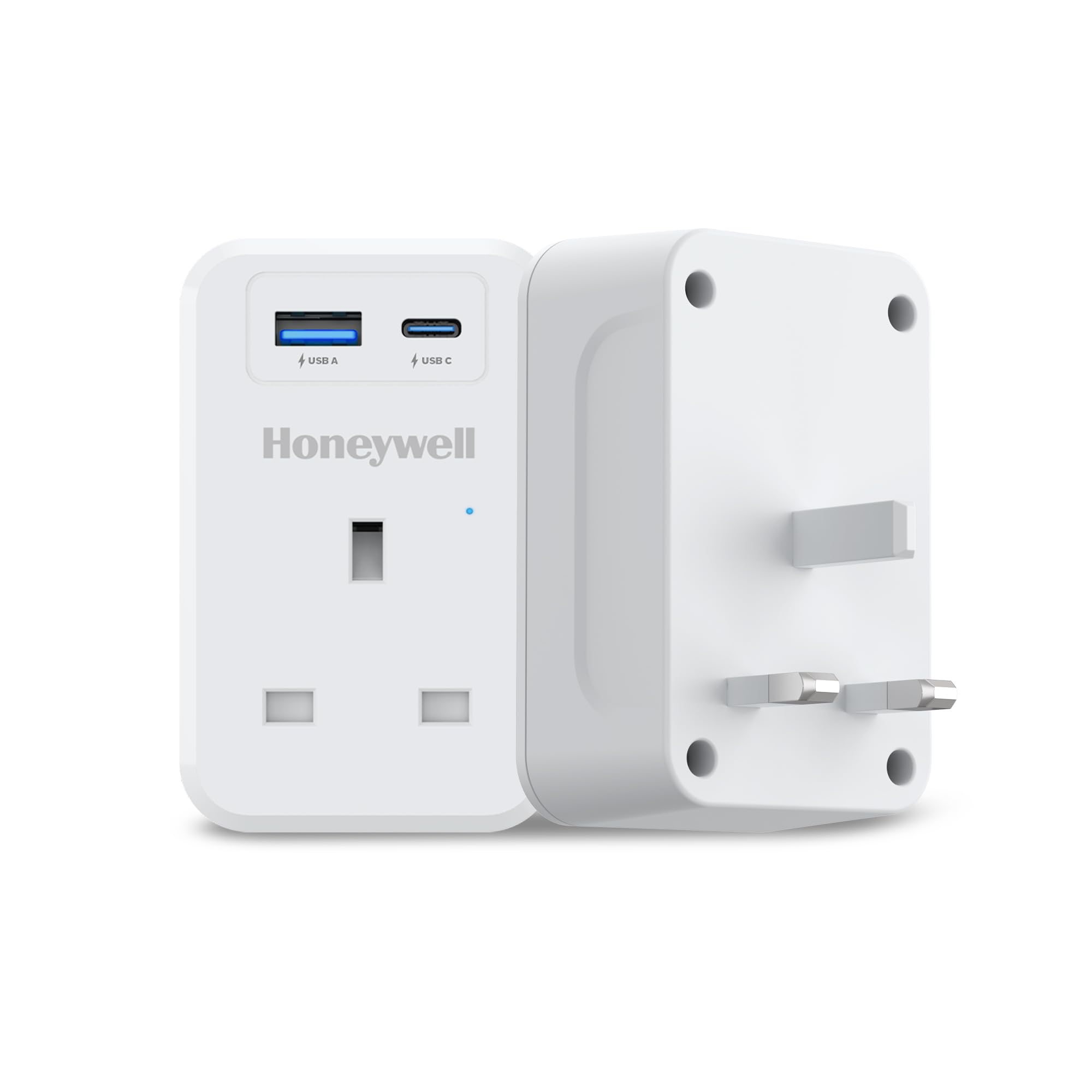 3 Out Surge Cube, Spike Guard, 1 Outlet, PD20W & USB A Port, 255 Joules, Charge On The Go, Device Secure Warranty, Automatic Overload Protection, 3 Years Manufacturer Warranty