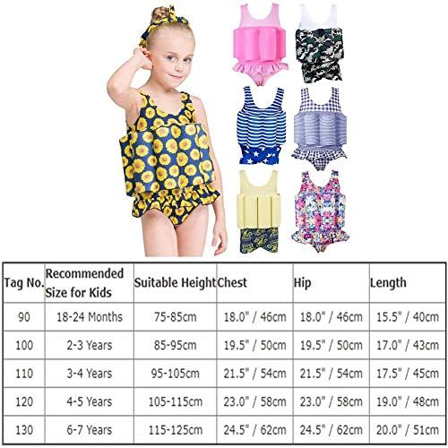 Image of Kids Boys Girls Floatation Swimsuit with Adjustable Buoyancy Baby Float Suit Swim Vest One Piece Swimwear Bathing Suit