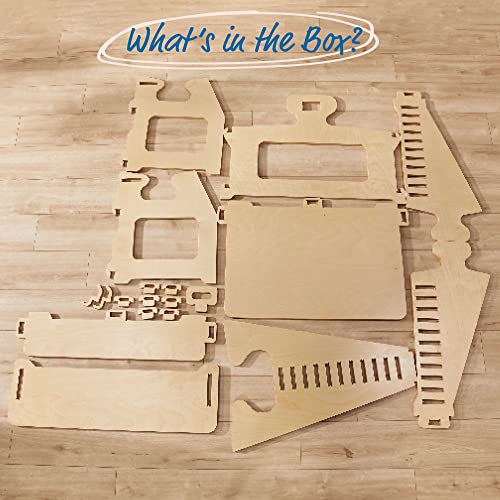 ECR4Kids Grows with Me Sit or Stand Desk, Kids Furniture, Natural - Image 7