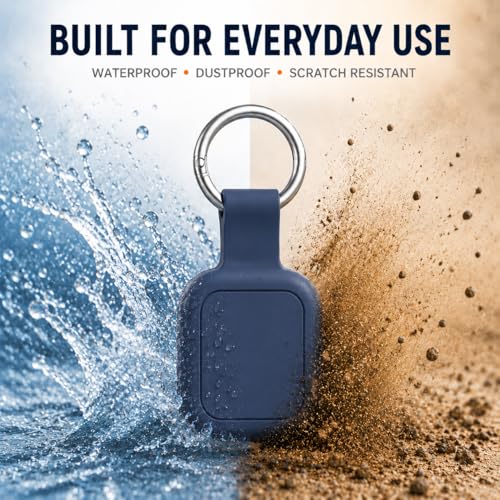DLENP for Tile Tracker Case with Keychain, 2-Pack Holder for Tile Mate 2022 - image 2
