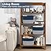 Goodpick Cube Storage Bins - Shelf Baskets for Towel Book Clothes, Closet Storage Bins for Office Woven Toy Basket for Shelves Baby Laundry Basket, 13''x10''x 9''