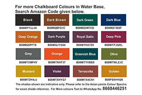 Image of MagicWall Black Chalkboard Paint ( 500 ML - Matt Finish )