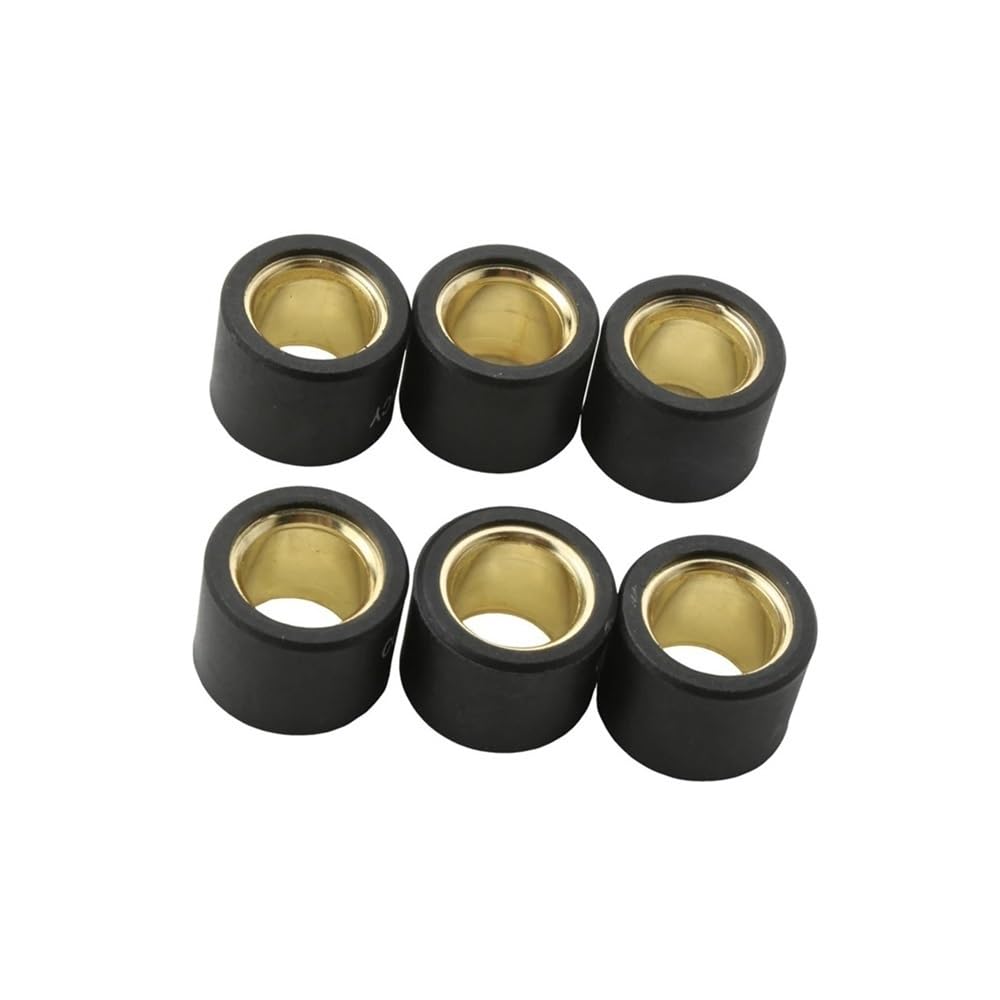 Lot de 6 galets de variateur de 13 g (21 x 17 mm) for scooters Pia Beverly 125 Tourer EU3, Carnaby MP3 IE X Evo X7 X10 125 cm³ - Pièces de rechange