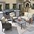 XIZZI 4 Pieces Patio Furniture Set - Wicker Patio Set Outdoor Conversation Set,All Weather High Back Rattan Chairs and Sofa Set,Porch Deck Balcony Backyard Furniture,Beige