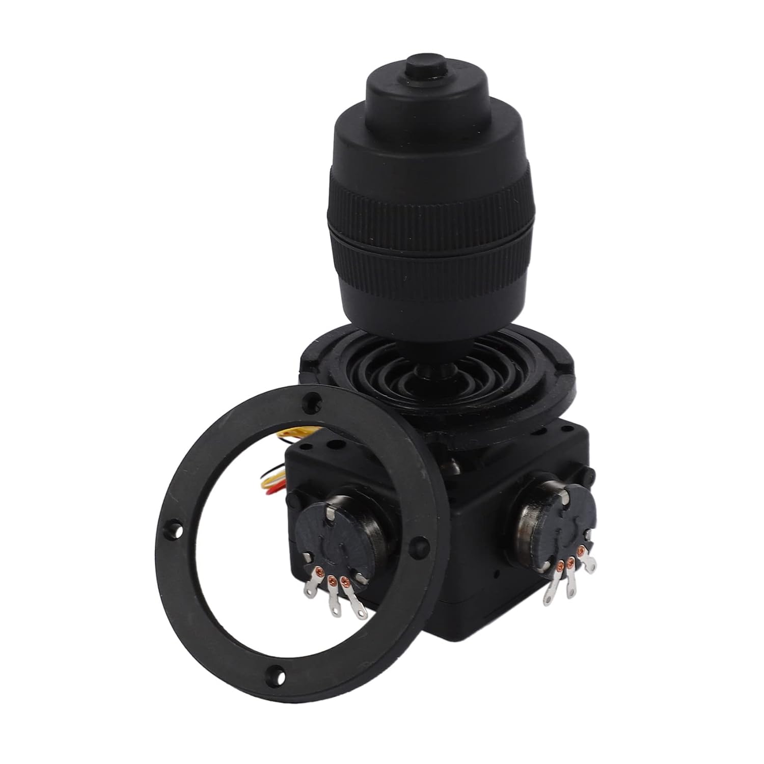 10X 電子4軸ジョイスティックポテンショメーターボタン -D400B- 10K 4Dコントローラー用 ワイヤー付き 産業用