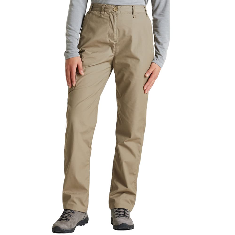 Craghoppers Womens Expert Kiwi Trousers, Pebble, Size 12