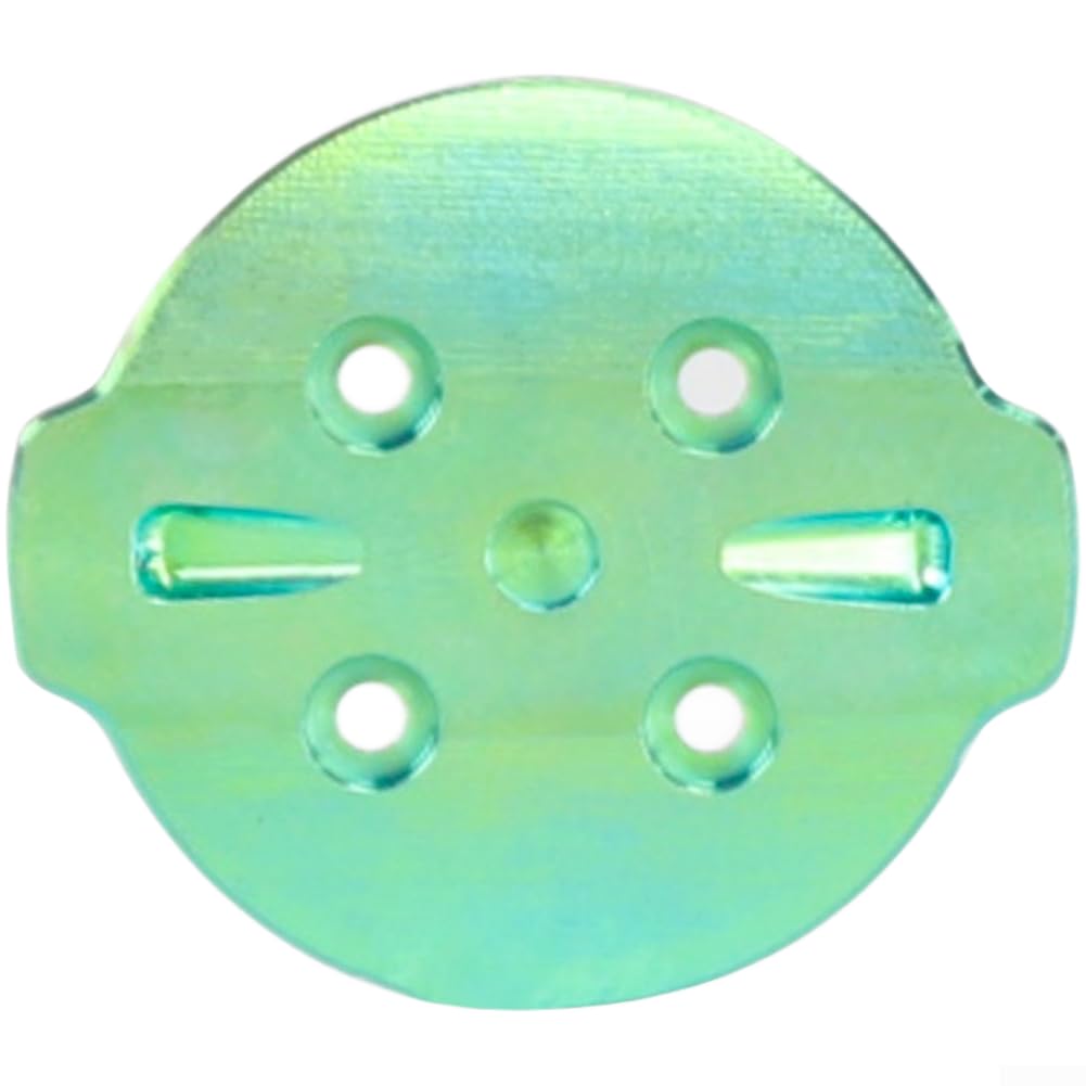 Adaptador de computadora Bryton en titanio TC4 verde con tornillos