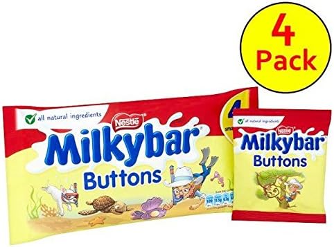 Milkybar Buttons Multipack - 4 x 20g