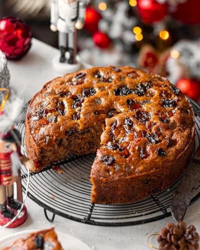 Image of WINNI - Fresh Raisins Plum Cake Gift Pack | Handmade Eggless Cake Loaded With Juicy Raisins | Celebration Gift For Birthday, Anniversary, Valentine's Day, Mother's Day, Father's Day, Girlfriend, Boyfriend, Girls, Boys, Couple, Partner, Student | Luxury Cake | Best Return Gift Box
