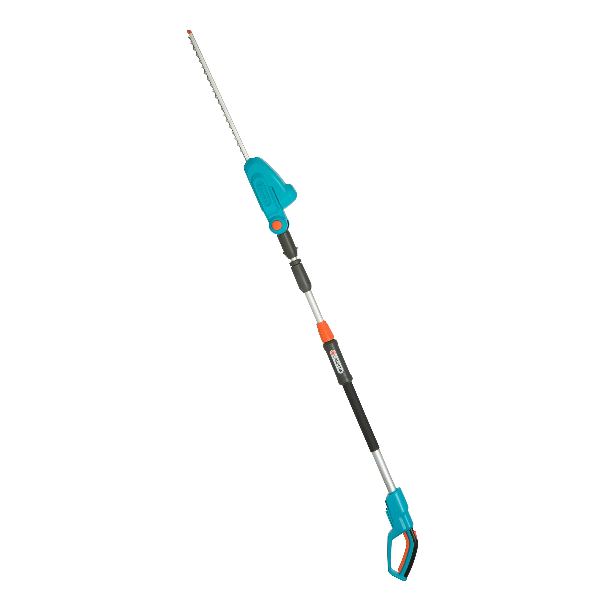 Gardena Cortasetos telescópico de bateria THS 42/18V P4A Solo: Telescópico, Hasta 3 m de alcance, Hoja de 42 cm, Cabeza inclinable, Sin cable (14732-55)