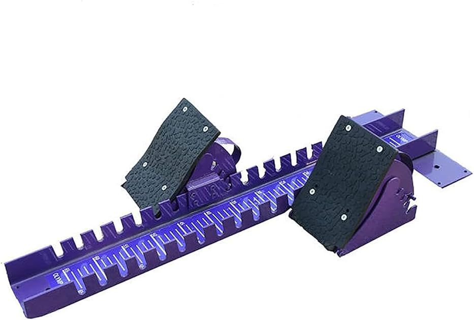 Multi-Function Starting Block, 4 Angle Pedals Adjustable Sprinter Starting Block, Track & Field Light Weight Track Starting Block, Enhance Speed and Performance, Running Equipment
