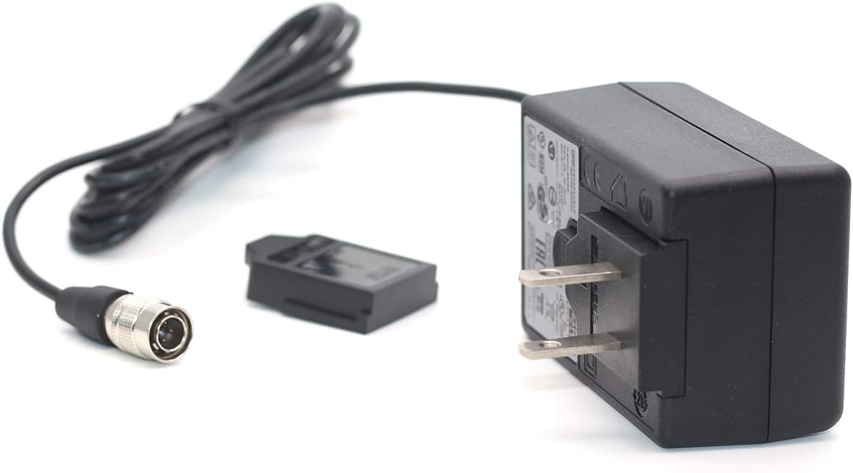 Hirose 4Pin to Universal AC Power Adapter Cable with US UK EU Plugs for Sound Devices 688 Power Cable, Zoom F8/F4 Cable