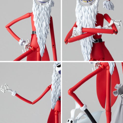 Figura de acción Santa Jack Skellington Nightmare Before Christmas miniatura 2