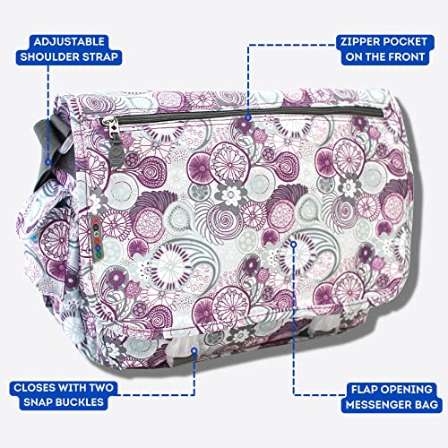 Image of J World New York Terry Messenger Bag for Women Girls School Kids