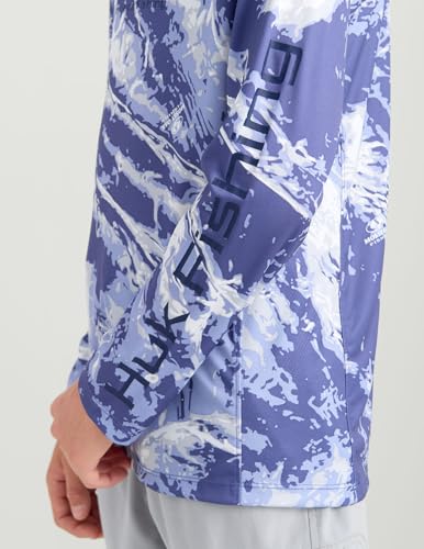 HUK Boys Pursuit Pattern Long Sleeve, Fishing Shirt for Kids3