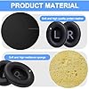 EIYVPRA Remplacement Rechange Mousse Coussin Coussinets Kit pour Bose 700 (NC700) Noise Cancelling Casque Headphones HP,Cousinette avec du Cuir Plus Doux, Une Mousse de Bruit pour Le Bruit