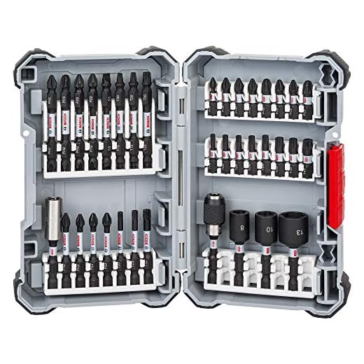 Bosch Professional 36 unidades Set de puntas de atornillar (Impact Control, Pick and Click, Accesorios Atornilladores de Impacto)