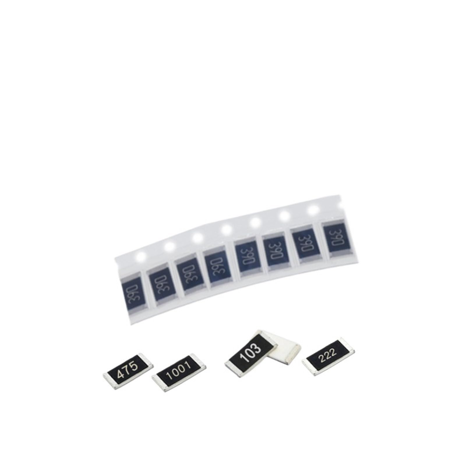 50 pezzi 2512 5% 1W Resistori a chip Resistori 0-10M 0 10 22 100 220 470 ohm 0 10 100 220 470 1K 2.2K 4.7K 10K 100K 470K 1M 10M(680K)