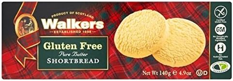 Walkers Gluten Free Shortbread 140g - Pack of 2
