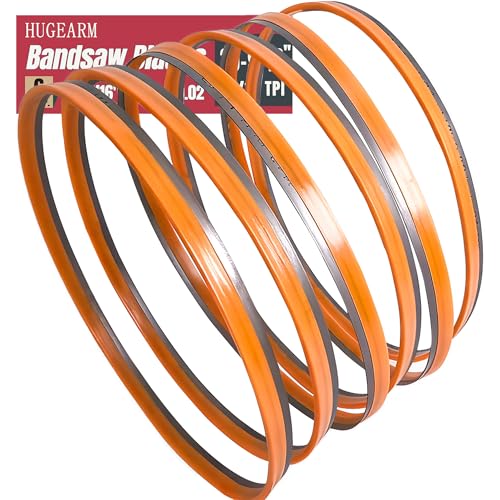 6 Pack Bandsaw Blades for Milwaukee M12 Fuel Bandsaw 30-9/16 x 1/2 x 0.02 Portable Band Saw Blades 10/14 TPI Bi-Metal M42