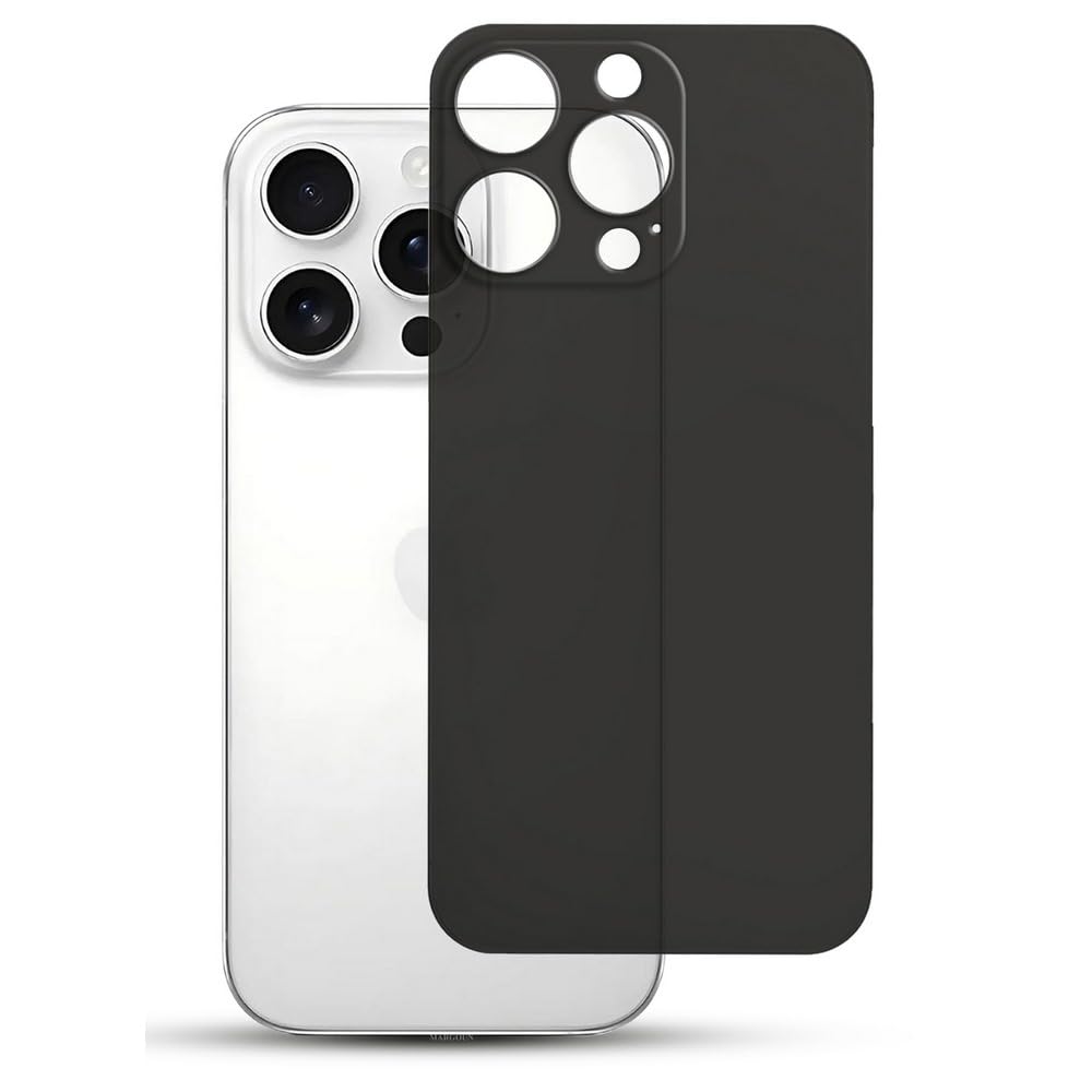 MARGOUN for iPhone 16 Pro Max Air Skin Case All Around Full Protection Ultra Slim 0.3mm Thickness 4g Feather Weight (Black, 16 Pro Max)