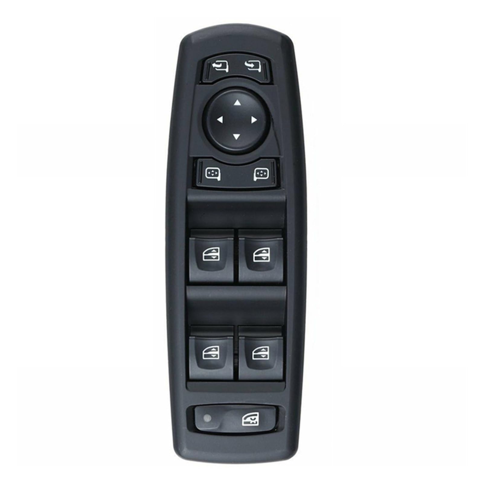 FNCVTM Power Window Control Switch For Renault For Laguna 3 For MEGANE 3 For Fluence 2008-2016 Car Power Master Window Control Switch Console Regulator Button(Black)