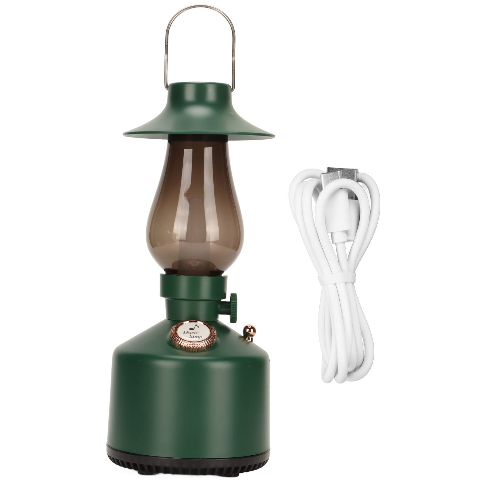 VBESTLIFE Altoparlante Vintage con Luce Notturna e Bluetooth 5.0 (GREEN)