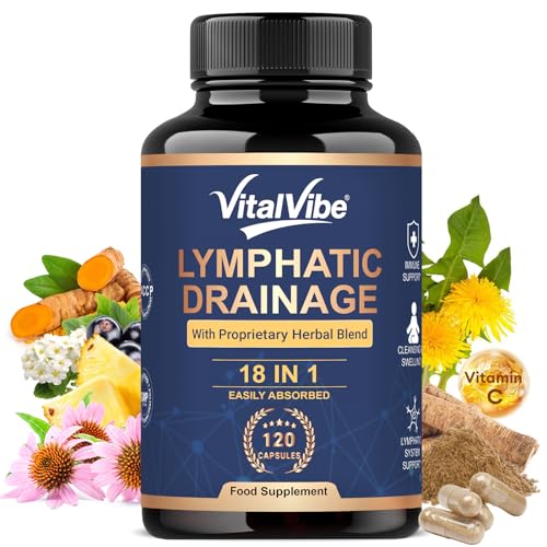 VitalVibe Ödeme & Lymphdrainage Komplex Vegane Kräuterformel 120 Kapseln