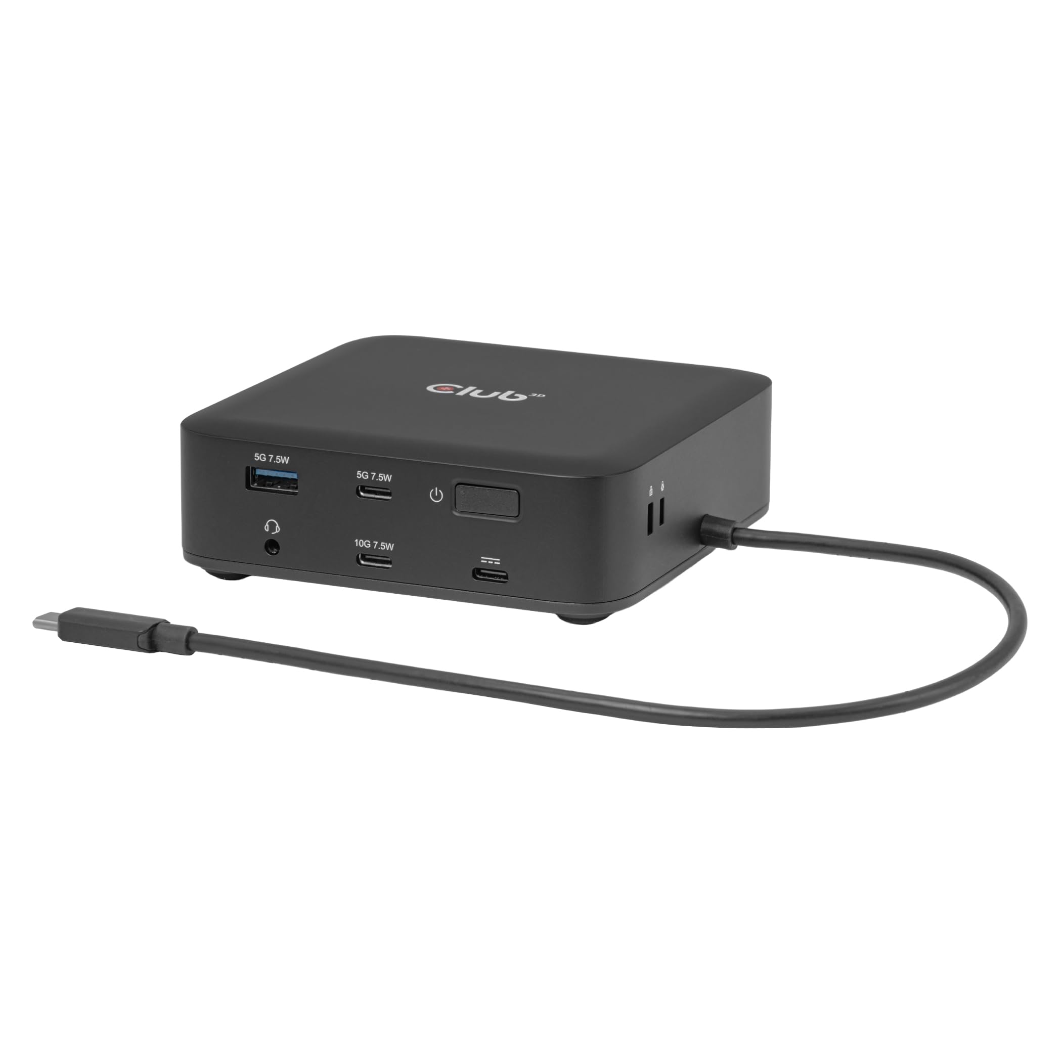 Stacja dokująca USB C Displaylink Quad Monitor - stacja dokująca do laptopa 12 w 1, 4K 60 Hz, HDMI DisplayPort 8K 60 Hz, ładowanie PD 100 W, Ethernet 2,5 G, hub USB do MacBooka Pro Windows - CSV-2542