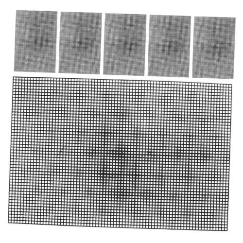 CORHAD 6 Piezas Plastic Cross Stitch Sheets Grid Canvas For Hand Embroidery Sewing DIY Craft Projects Adjustable Mesh Pads