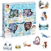 430 Pcs Pegatinas Scrapbooking Invierno Paisaje, Stickers