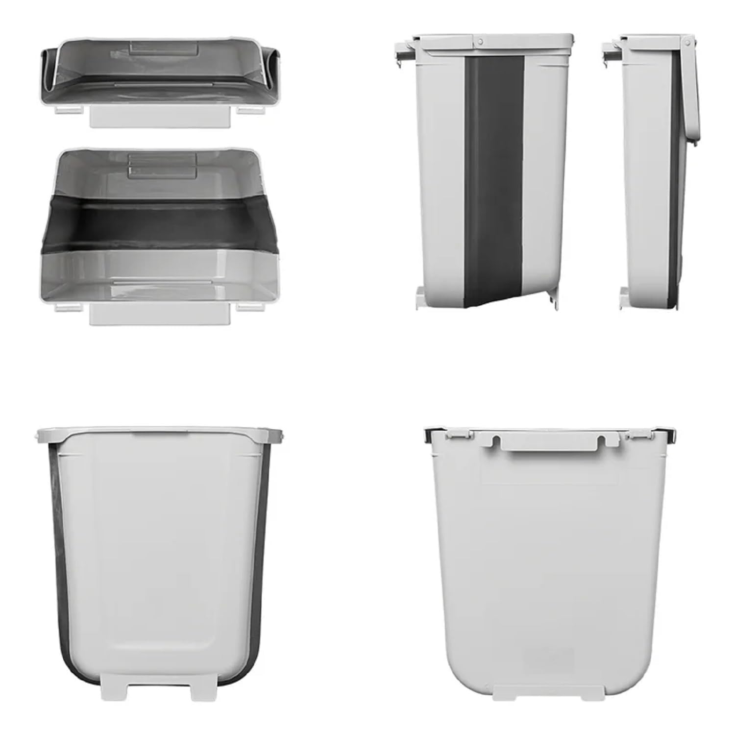 ProPlus Pattumiera pieghevole, 8 l, 29 x 27 x 20 cm