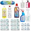 Juniper CLEAN, Luxury Cleaning, Supplies Kit, All In One Household Cleaning Essentials Set with Surface-Floor-Hand Cleaners, Laundry Detergent, Dish Soap, Nice Gift for New Homeowners