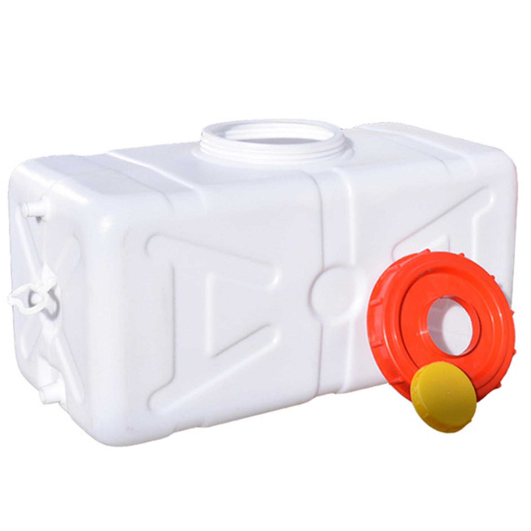Lcarege Portable Water Tank, 30L Plastic Water Storage Containers with Spigot & Hose for Camping, RV, Truck, Emergency Preparedness