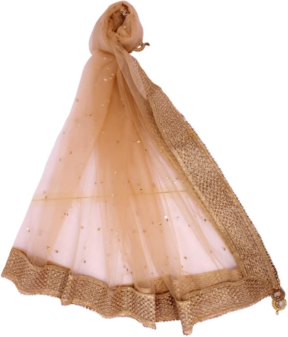 Update more than 89 golden shawl for lehenga best POPPY