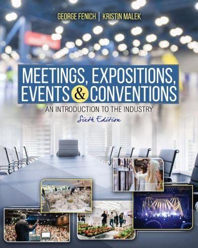  Introduction to the Meeting, Events, Expositions and Conventions Industry