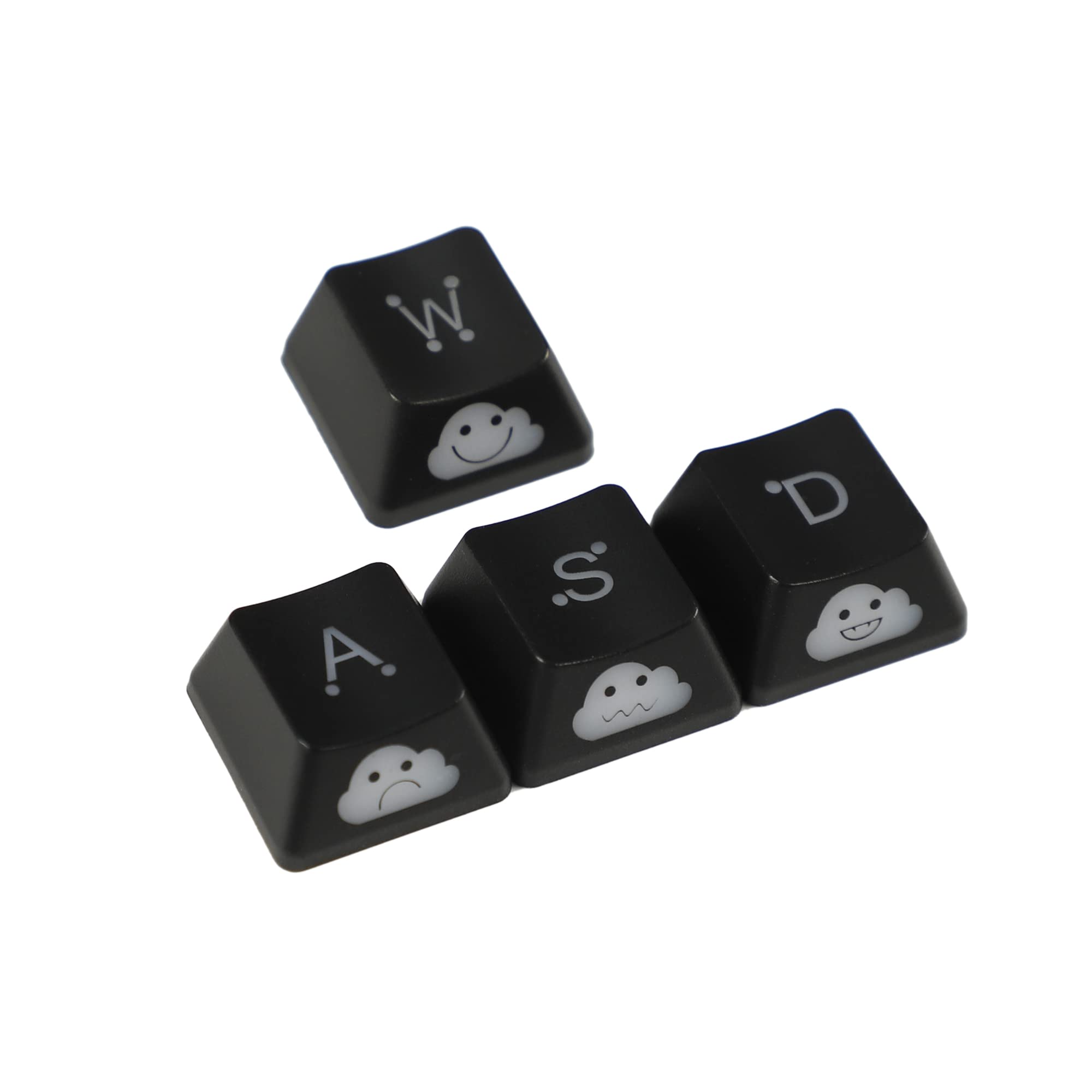 Amazon.com: Mechkeeb 1.6mm Thickness WASD Arrow Replacement Keycaps ...