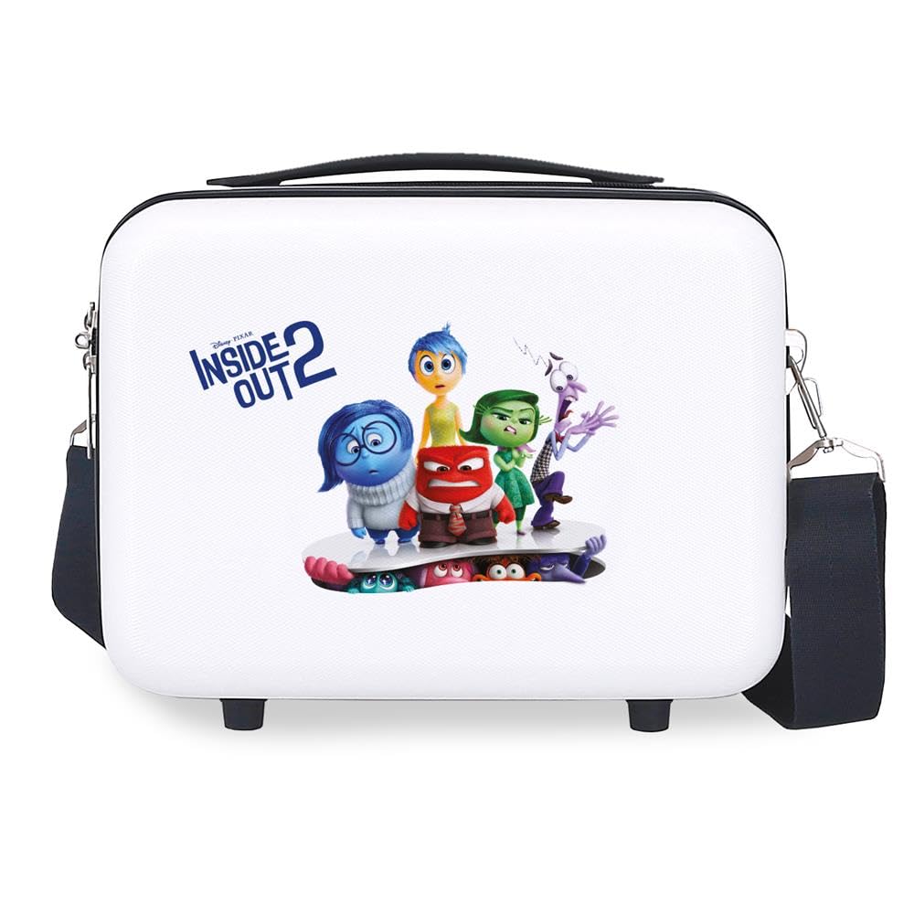 Disney Inside out 2 Accesorio de Viaje- Neceser, Unisex niños, Blanco, Talla única