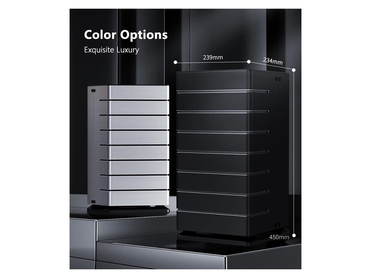 Amazon.co.jp: ABEE AS Enclosure RS07 ブラック Mini-ITX