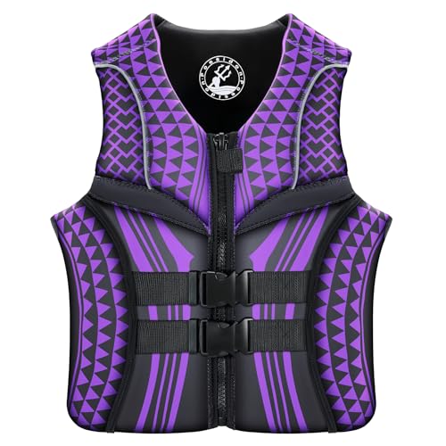 Poesidon Poesidon Life Vest Life Jacket for Adult Legendary Geometric Print Ideal for Any Water Sports Unisex