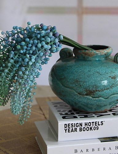 RZAOHuaj,Artificial flowers, decorative bouquet, Chardonnay Fruit Artificial Plants(Ten Packaging) , blue