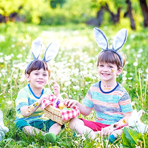 Leesgel Temporary Tattoo For Kids, Easter Eggs Chicken Tattoo Stickers, Luminous Kids Tattoos For Gifts Filler Easter Egg Basket Stuffers Easter Party Favors Decorations Supplies School Rewards #TOP5