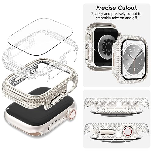 Coque Apple Watch 8 avec écran diamant protège et sublime