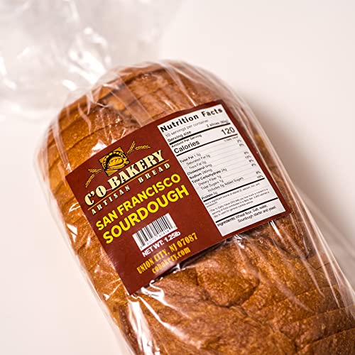 C'o Bakery Artisan Bread San Francisco Sourdough - Handmade, All Natural, High Fiber, Sliced Sandwich Loaf Multipack (Pack Of 4 Loaves) #TOP1