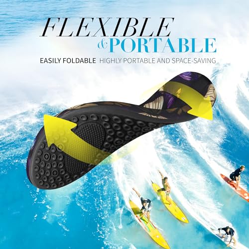Image of Homitem Water Shoes for Women Men Aqua Socks Swim Beach Pool River Slip-On Barefoot Quick-Dry Vacation Cruise Essentials Accessories for Yoga Kayak Sports