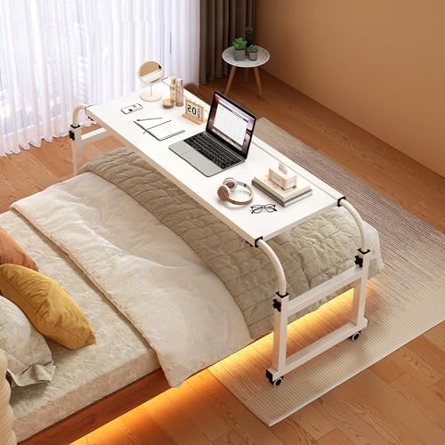 Table de lit mobile extensible et réglable en hauteur pour maison